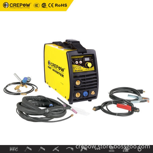 Crepow Inverter TIG200 DC PULSED PFC with DC TIG & MMA